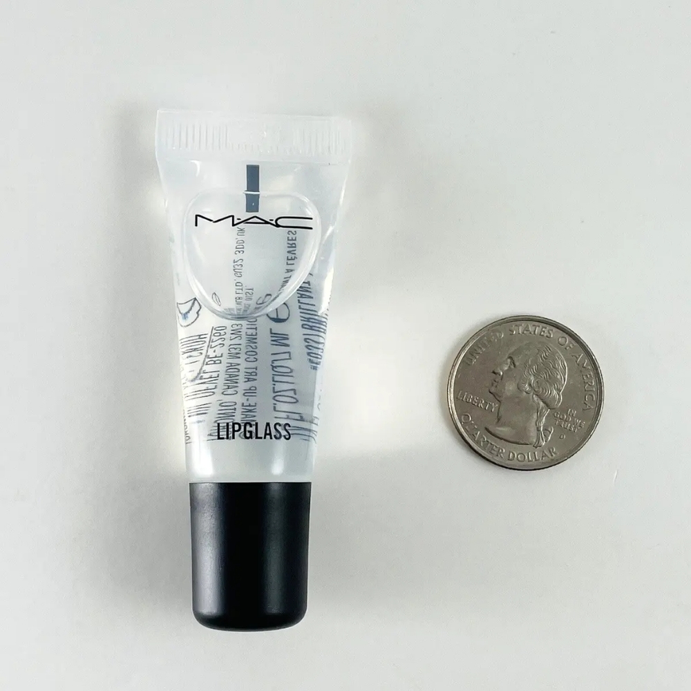 ❇️🧚‍♀️CLEAR MAC Cosmetics MINI LipGlass Lip Gloss NWOBOX